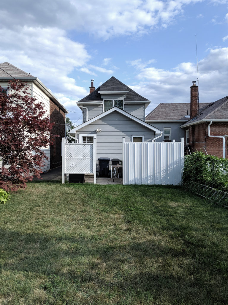 View of the back of the house